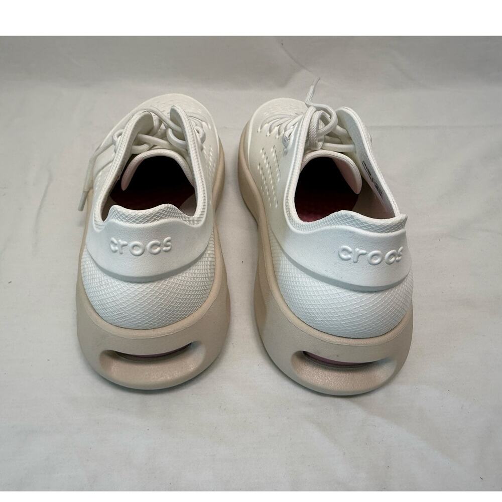 Crocs Women's InMotion Pacer Lite Ride Sneaker, White/Taupe, Size 8 - Picture 5 of 7